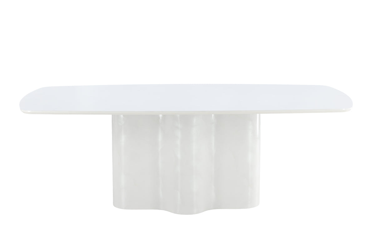 Väddö Rechteckiger Esstisch 220 x 110 Weiß
