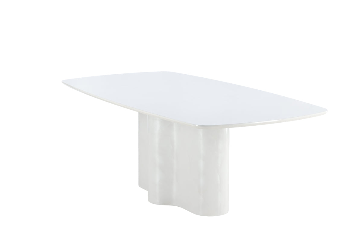 Väddö Rechteckiger Esstisch 220 x 110 Weiß