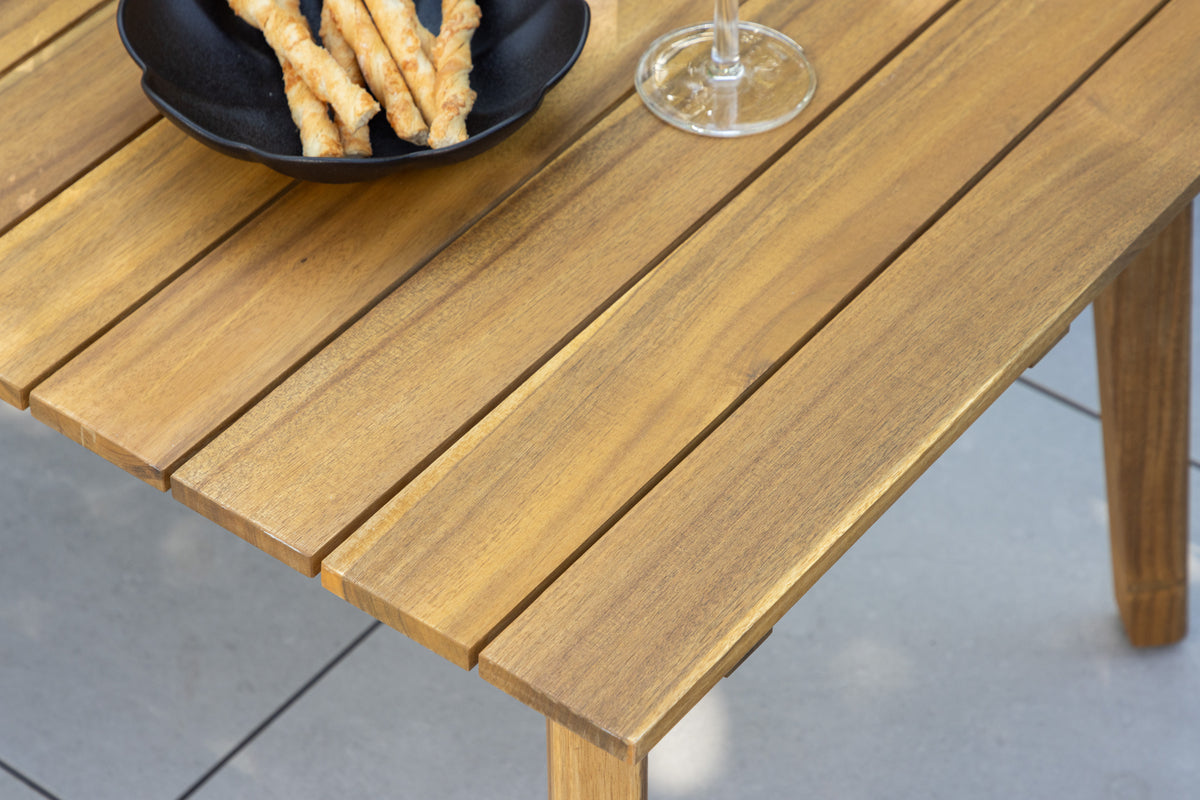 Chania Sofa-Set Natur Schwarz