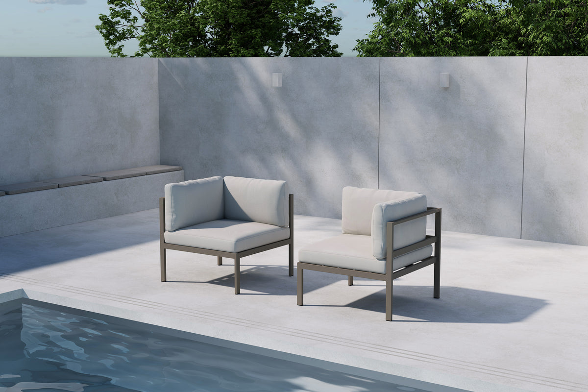 Copacabana Sofamodul Eckteil Beige Braun