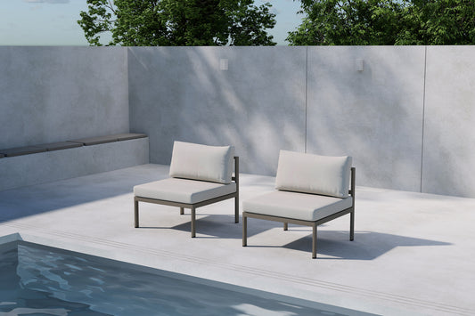 Copacabana Sofamodul Mittelteil Beige Braun