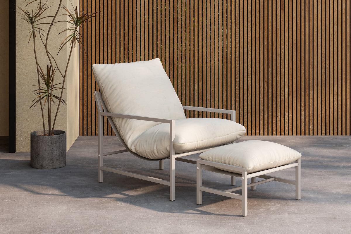 Corso Loungesessel Beige Outdoor
