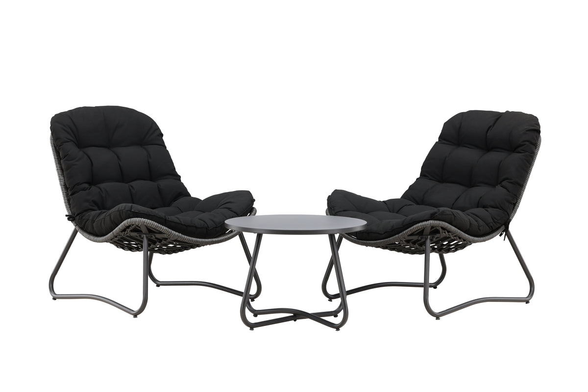 Cala Lounge Set Anthrazit