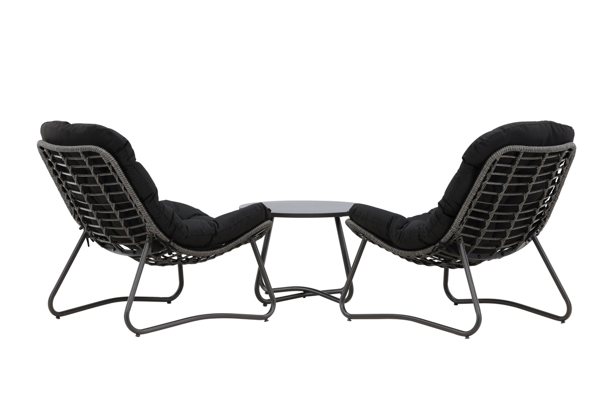 Cala Lounge Set Anthrazit