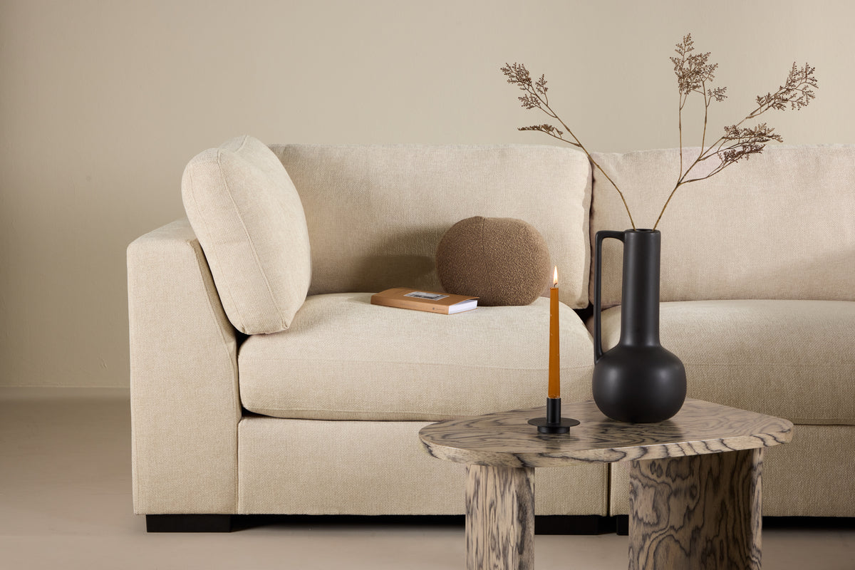 Ecksofa Salerno 4-Sitzer Beige