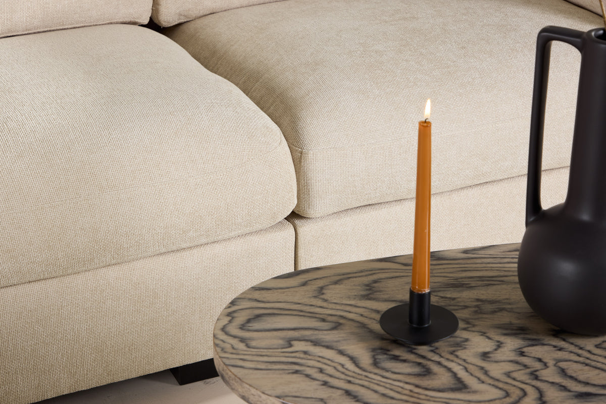 Ecksofa Salerno 3-Sitzer Beige